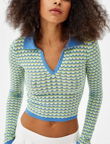 Top Bershka, mix culori, XS