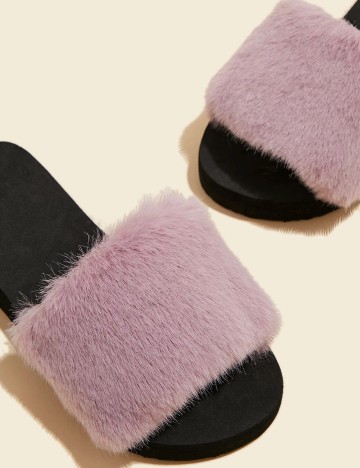 Papuci de casa Shein Kids, negru, 35