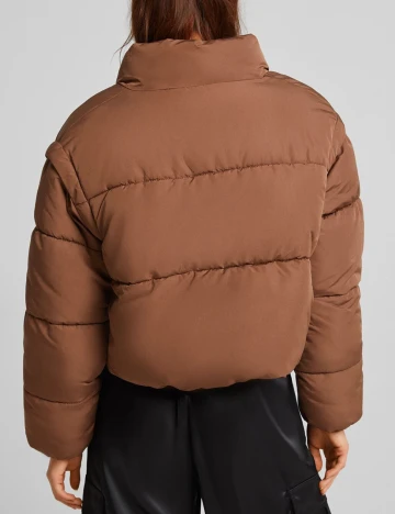 Geaca Bershka, maro, S