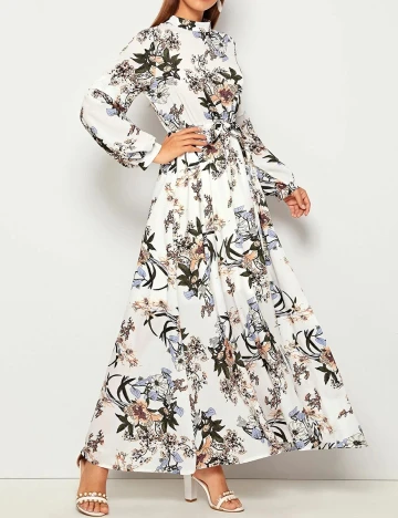 Rochie lunga SHEIN, floral print Floral print