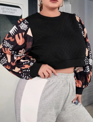 Top SHEIN CURVE, negru, 3XL