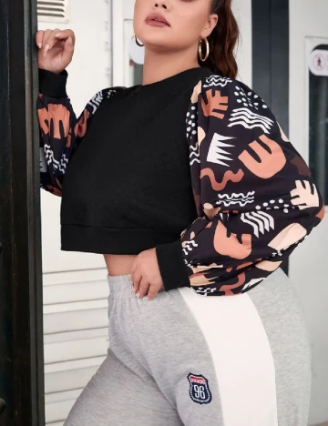 Top SHEIN CURVE, negru, 3XL