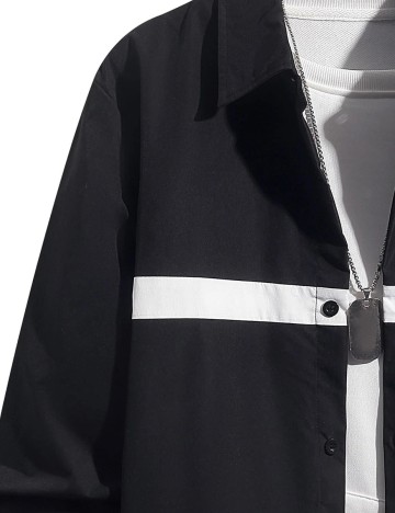 Camasa SHEIN, negru, L