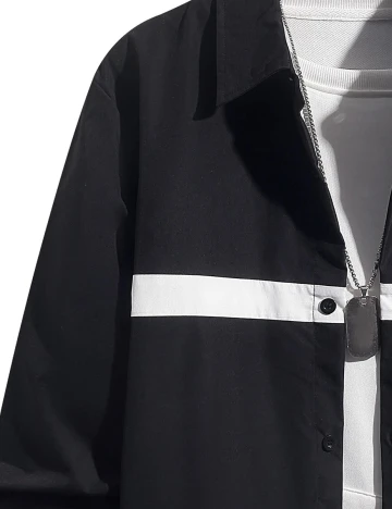 Camasa SHEIN, negru, L Negru