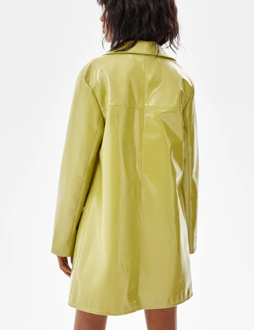 Jacheta Bershka, verde, XS