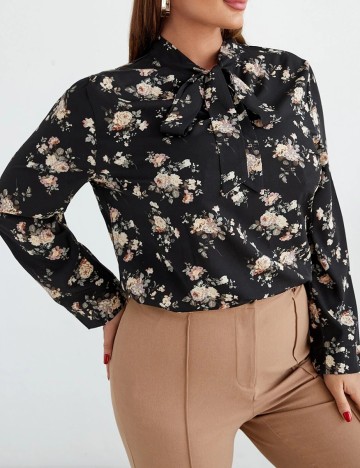 Bluza SHEIN CURVE, negru, 3XL