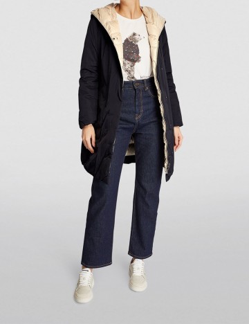Geaca reversibila Weekend Max Mara, negru/bej, M
