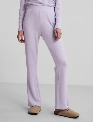 Pantaloni Pieces, mov, M Mov