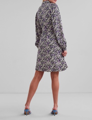 Rochie scurta Pieces, floral, XS