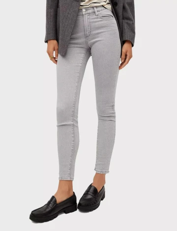 Blugi Mango, gri deschis, 36