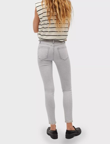 Blugi Mango, gri deschis, 36