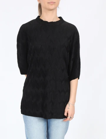 Bluza Mango, negru Negru
