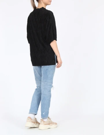 Bluza Mango, negru Negru