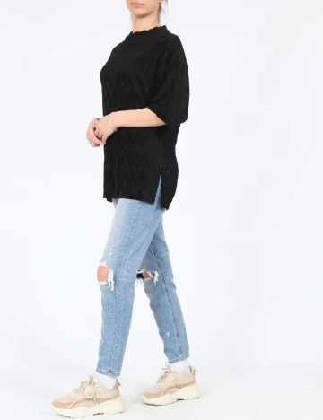 Bluza Mango, negru Negru