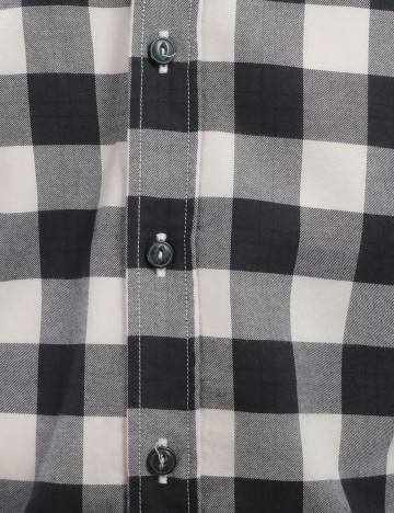 Camasa Mango, alb/negru, XS