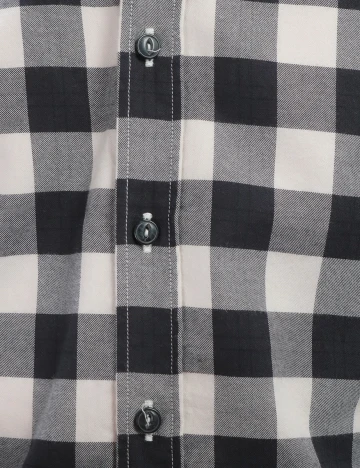 Camasa Mango, alb/negru, XS