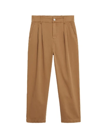 Pantaloni Mango, maro, 32