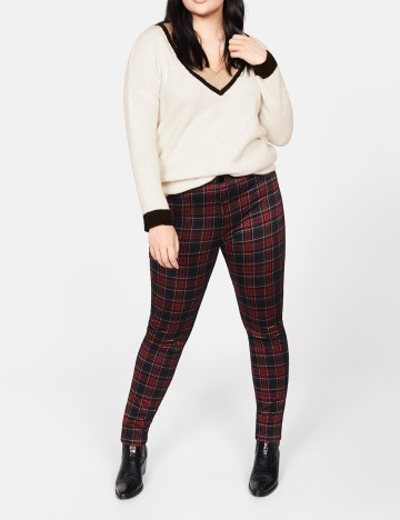 Pulover Mango Violeta, crem, XXL