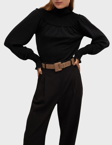 Bluza Mango, negru, M