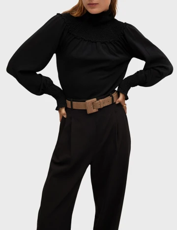 Bluza Mango, negru, M