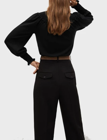 Bluza Mango, negru, M