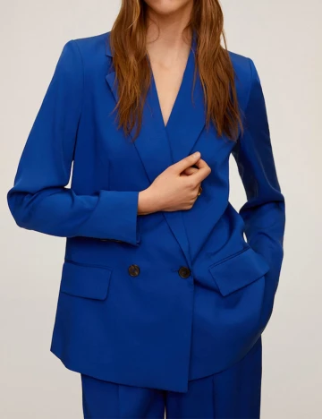 Sacou Mango, albastru, 32