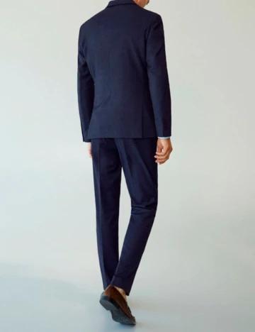 Pantaloni Mango, bleumarin, 38