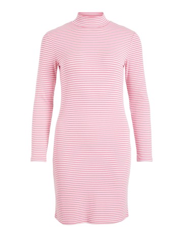 Rochie Scurta Vila, roz/alb, XL