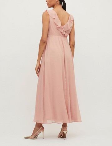 Rochie lunga Vila, roz