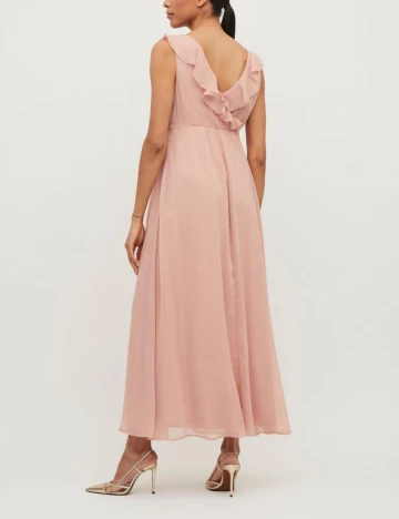 Rochie lunga Vila, roz