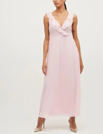 Rochie lunga Vila, roz, 36