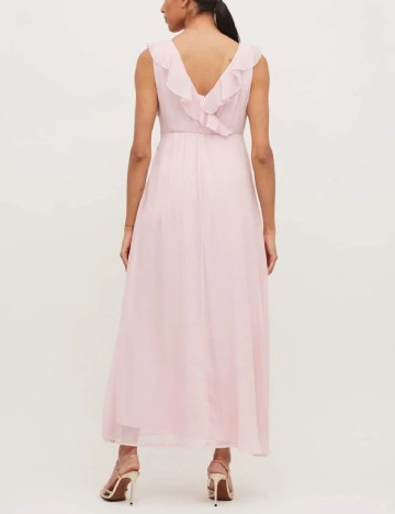 Rochie lunga Vila, roz, 36