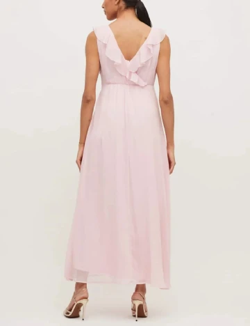Rochie lunga Vila, roz, 36