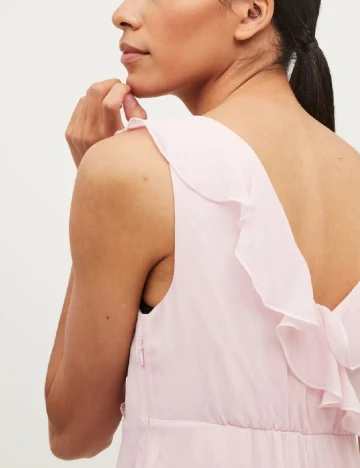 Rochie lunga Vila, roz, 36