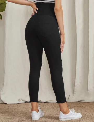 Blugi SHEIN Maternity, negru