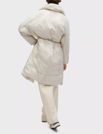 Geaca Mango, crem, L