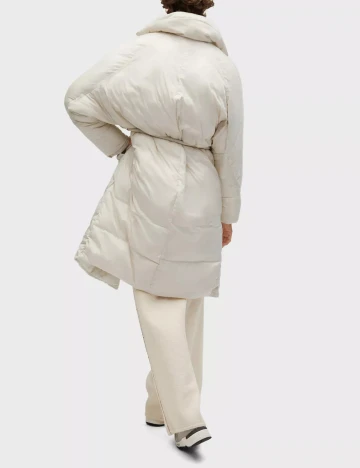 Geaca Mango, crem, L