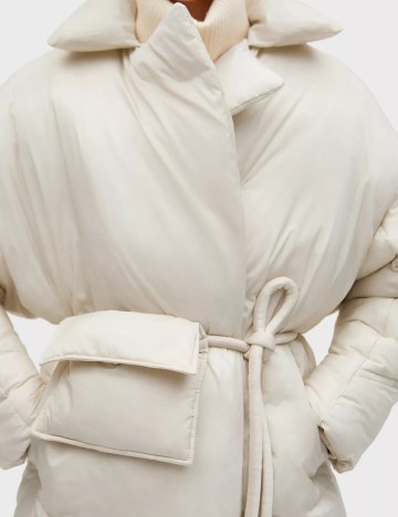 Geaca Mango, crem, L