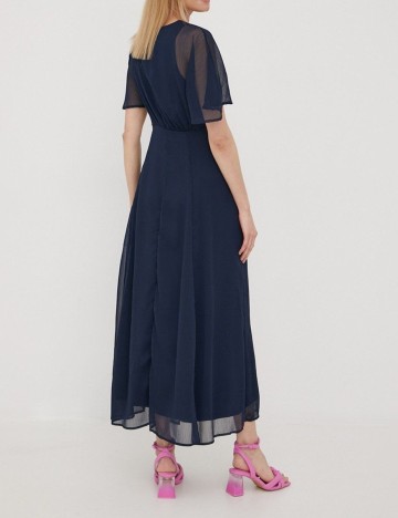 Rochie lunga Vila, bleumarin, 40