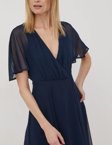 Rochie lunga Vila, bleumarin, 40
