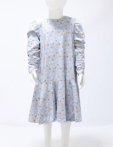 Rochie Little Pieces, bleu, 7-8 ANI