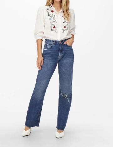 Blugi Jacqueline de Yong, albastru, S/32