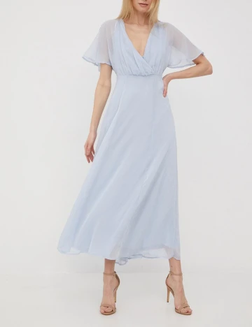 Rochie Lunga Vila, bleu, 36 Albastru