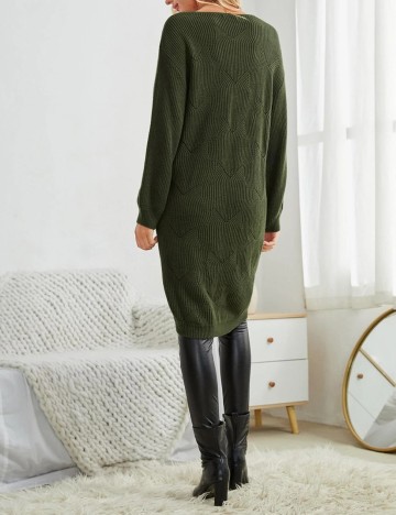 Rochie scurta SHEIN, verde, S