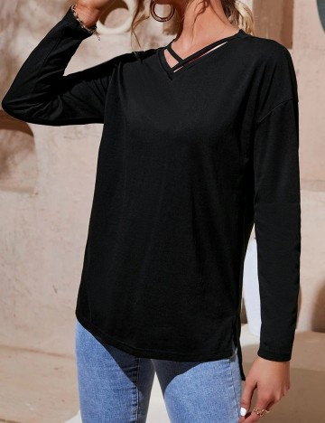 Bluza SHEIN, negru, S