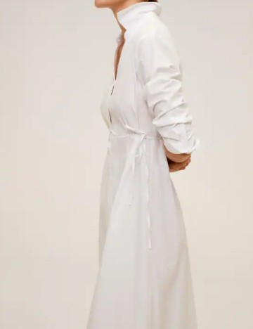 Rochie medie Mango, alb, L