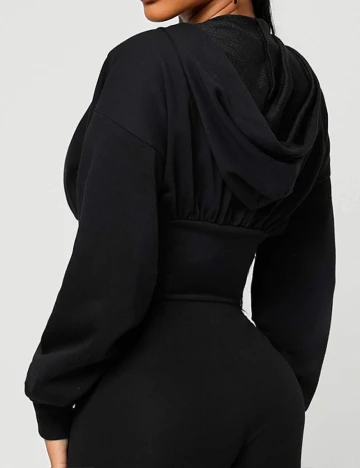 Hanorac SHEIN, negru, M Negru