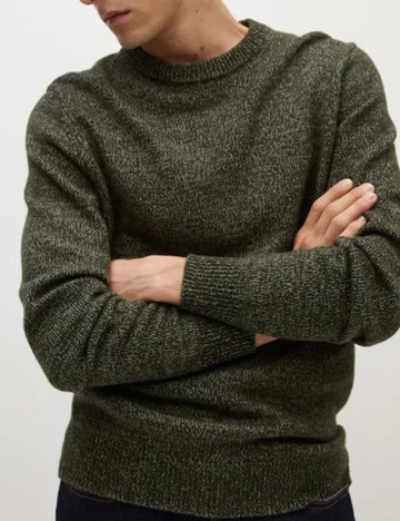 Pulover Mango, verde, XXL Verde