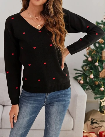 Bluza SHEIN, negru, M Negru