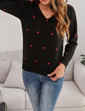 Bluza SHEIN, negru, M Negru